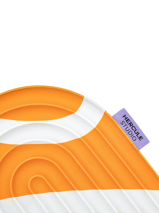 GALE COMFORT MAT-Bari Print Orange Pop