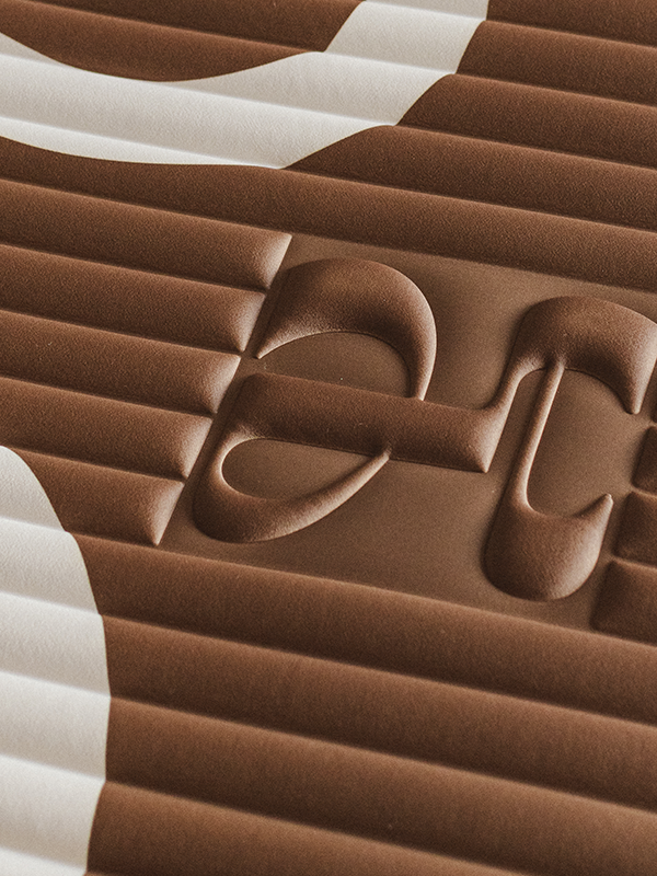 ARCHY FITNESS MAT-Bari Choco Print