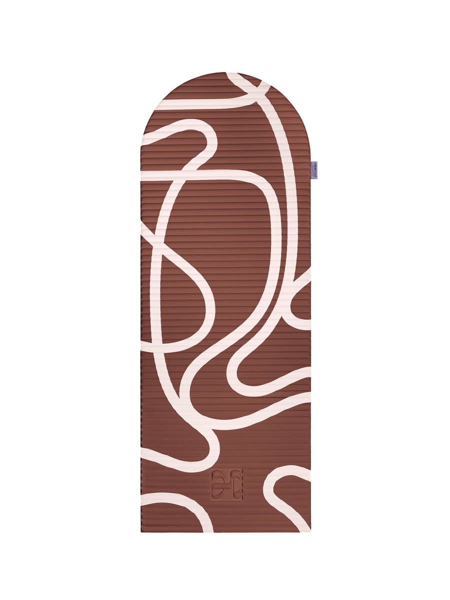 ARCHY FITNESS MAT-Bari Choco Print