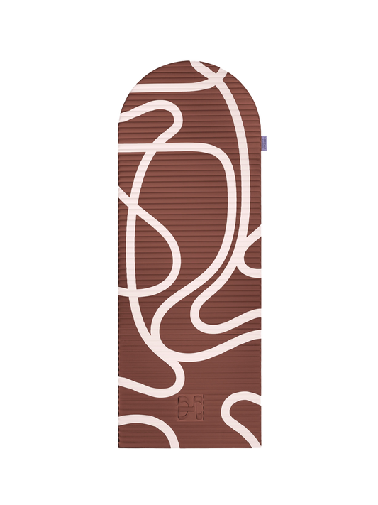 ARCHY FITNESS MAT-Bari Choco Print