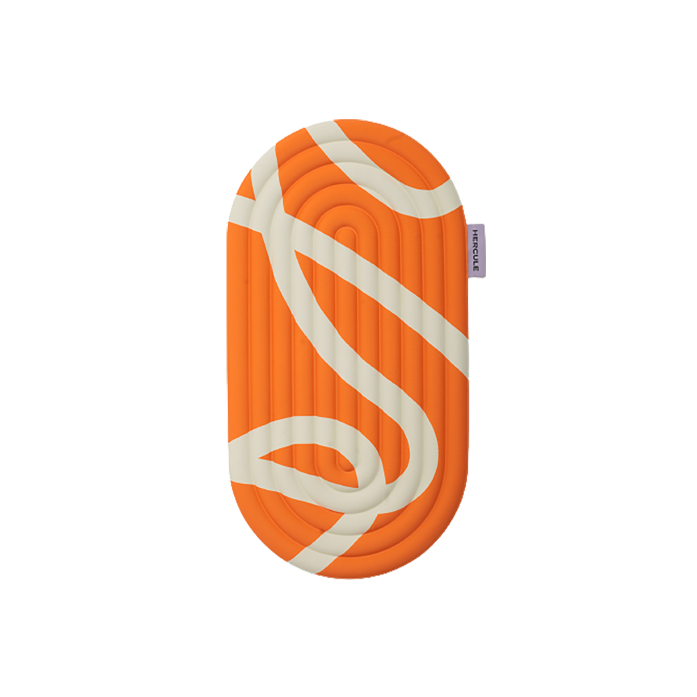 GALE COMFORT MAT-Bari Print Orange Pop