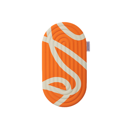 GALE COMFORT MAT-Bari Print Orange Pop