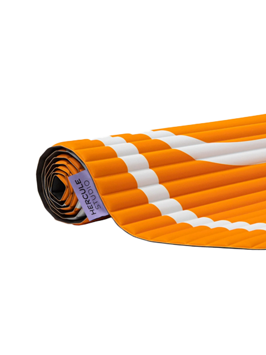 ARCHY FITNESS MAT-Bari Print Orange Pop