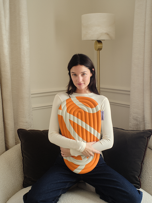 GALE COMFORT MAT-Bari Print Orange Pop